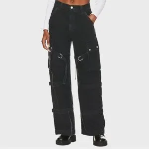 Agolde | Jeans | Nwt Agolde Vivian Pant Strap In Oil Size 28 